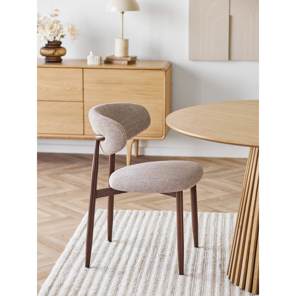 Levanto Dining Chair — Sand / Walnut