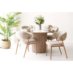 Cavi Dining Chair — Sand / Natural