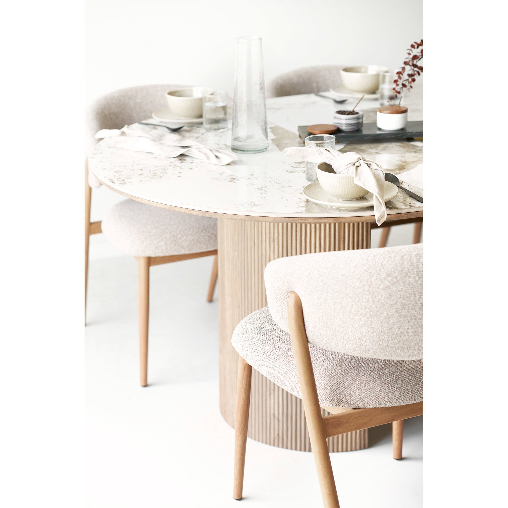 Cavi Dining Chair — Sand / Natural