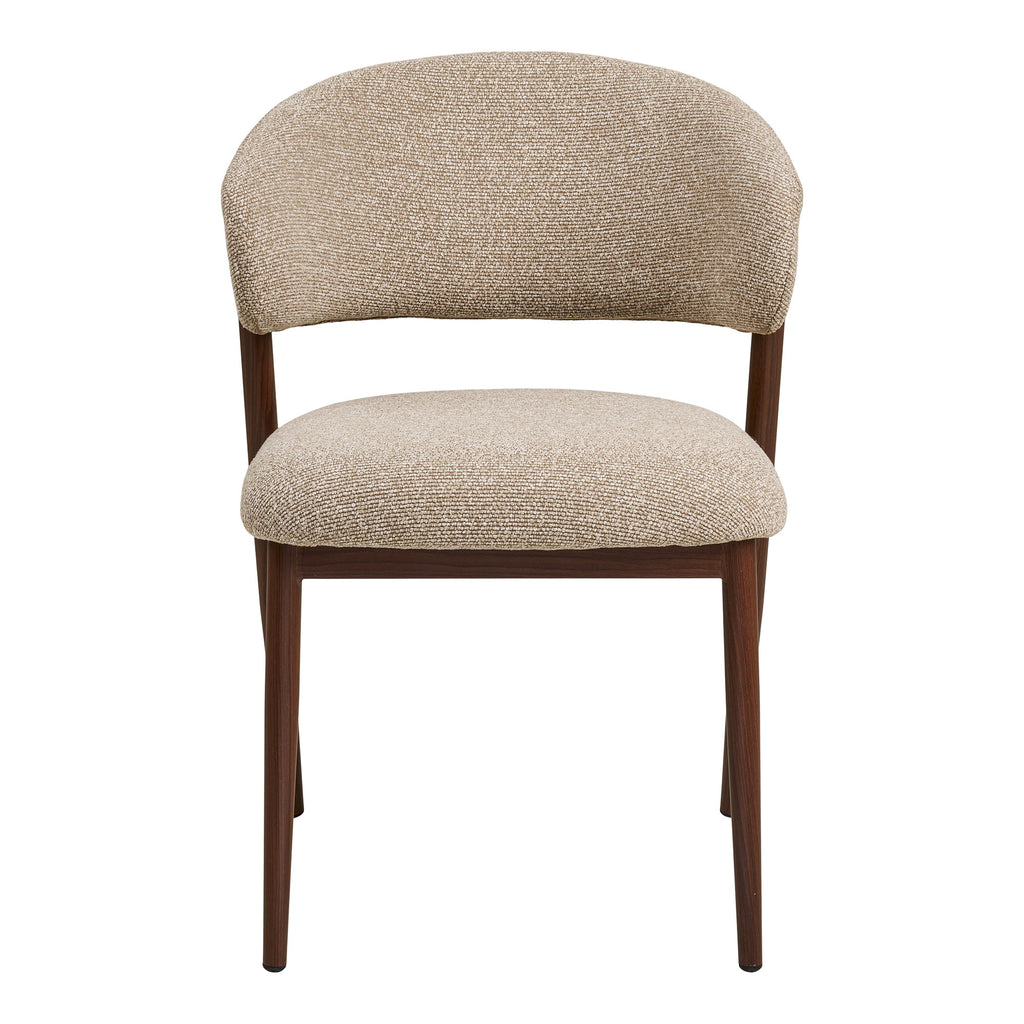 Cavi Dining Chair — Sand / Walnut