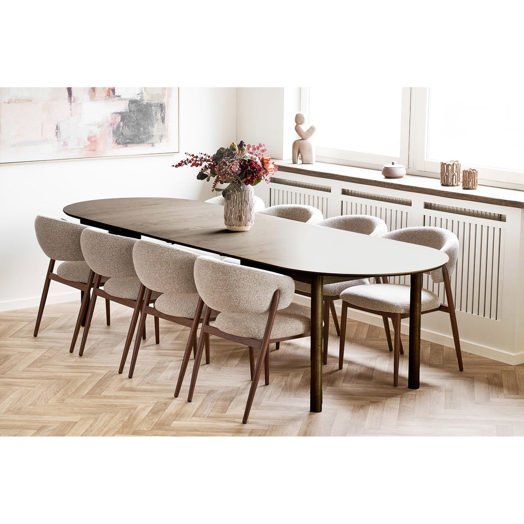 Cavi Dining Chair — Sand / Walnut