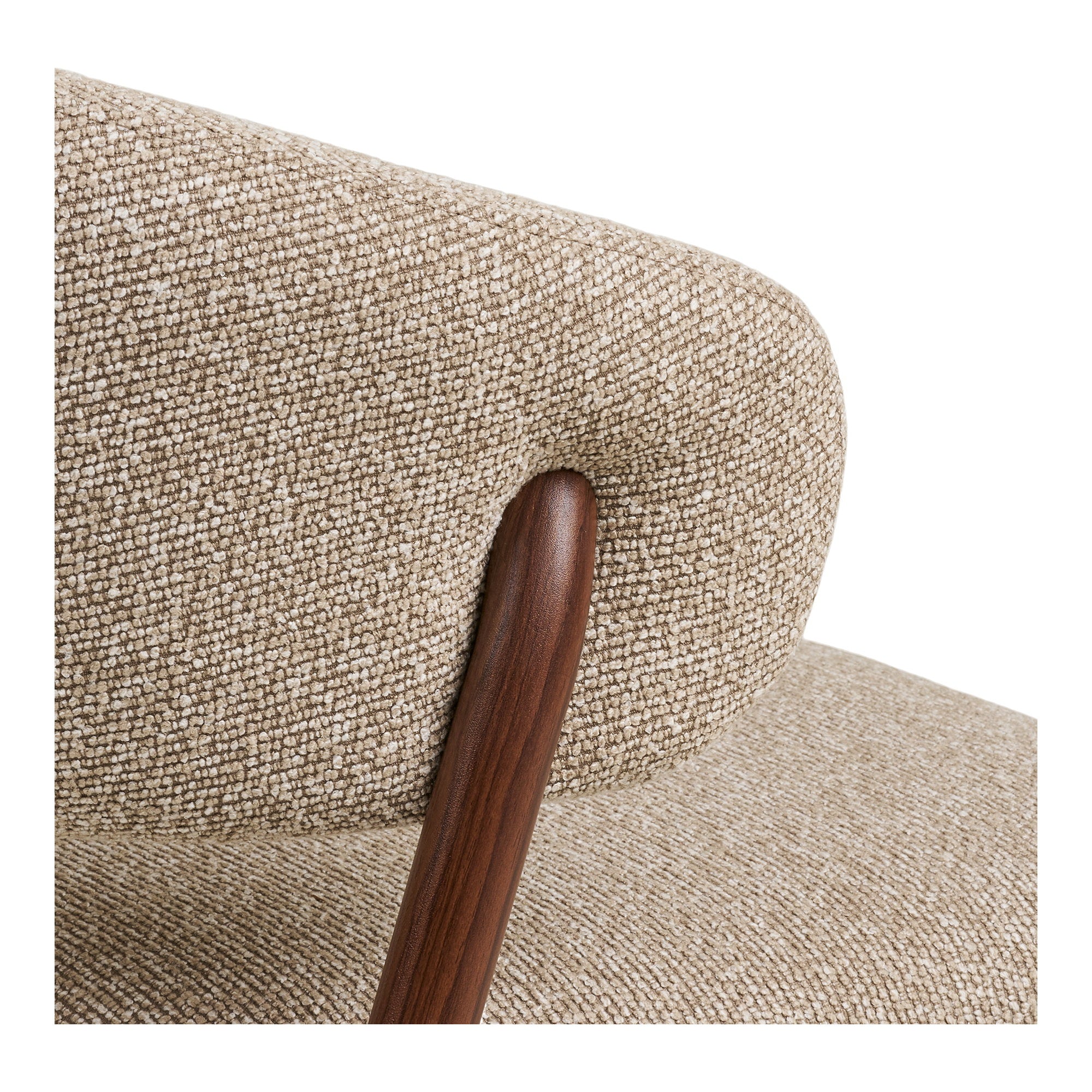 Cavi Dining Chair — Sand / Walnut