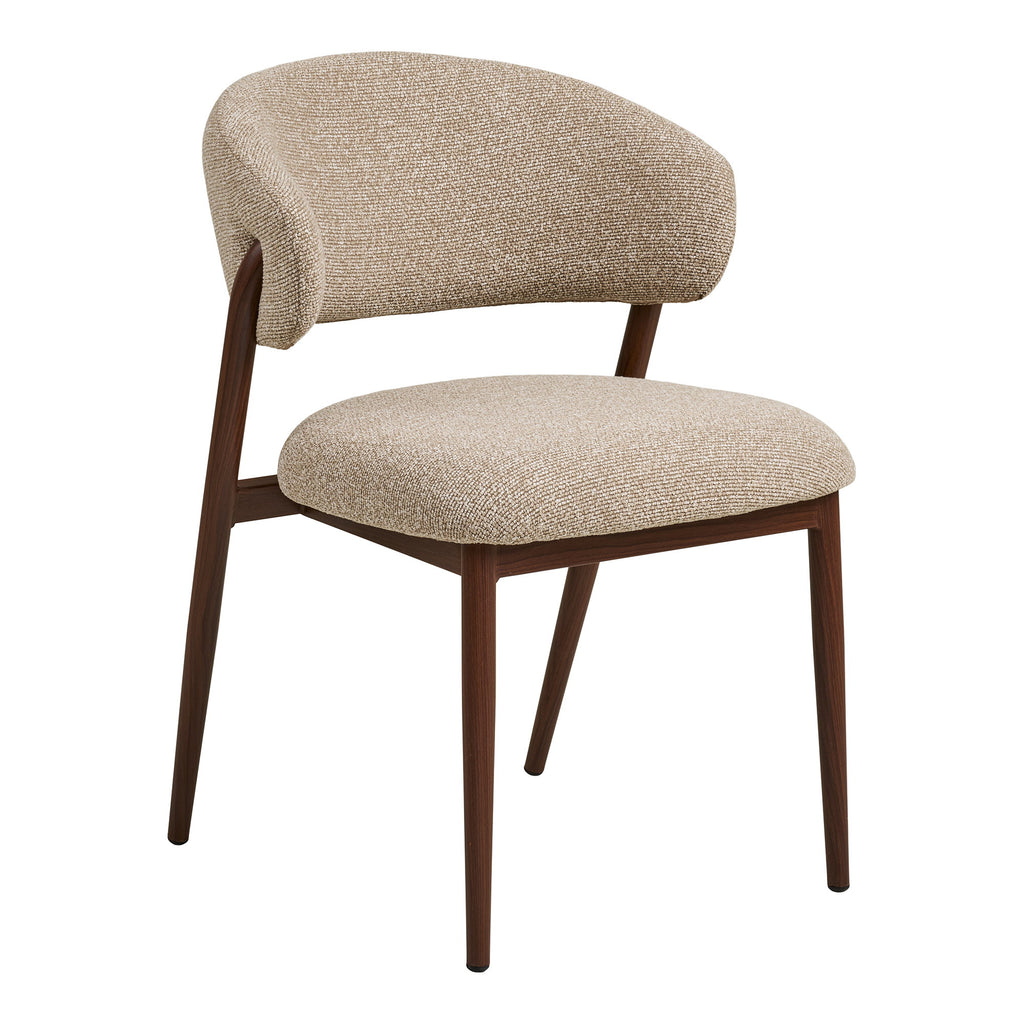 Cavi Dining Chair — Sand / Walnut
