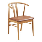 Artenara Dining Chair — Natural / Brown
