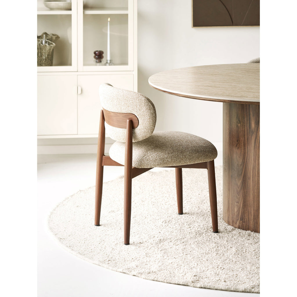 Isola Dining Chair — Light brown / Dark brown