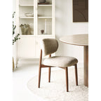 Isola Dining Chair — Light brown / Dark brown