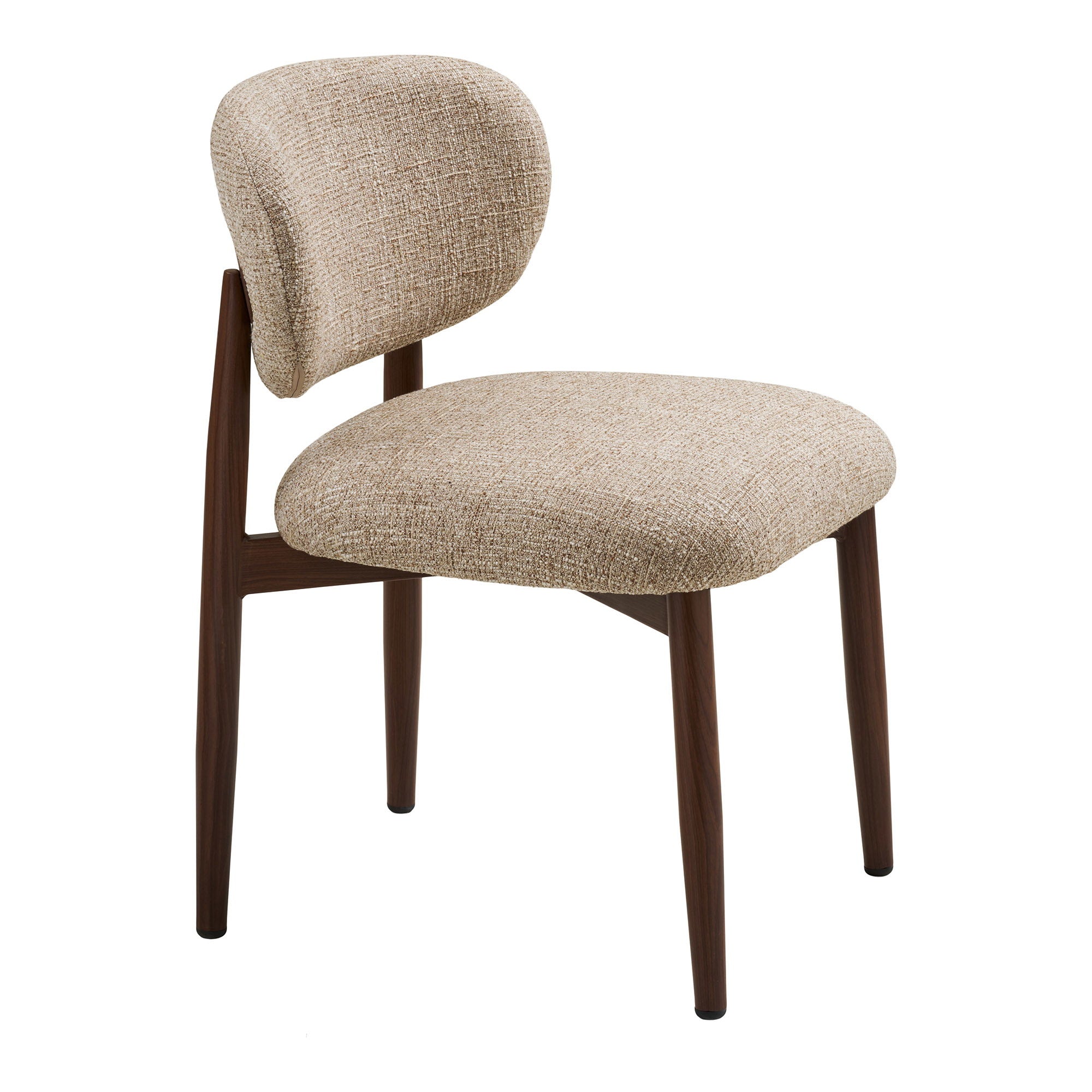 Isola Dining Chair — Light brown / Dark brown