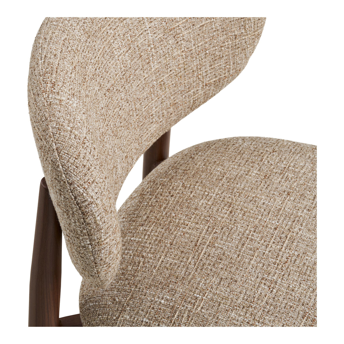 Isola Dining Chair — Light brown / Dark brown