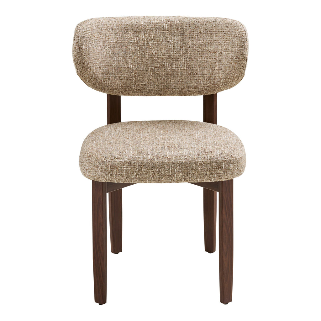 Recco Dining Chair — Light brown / Dark brown