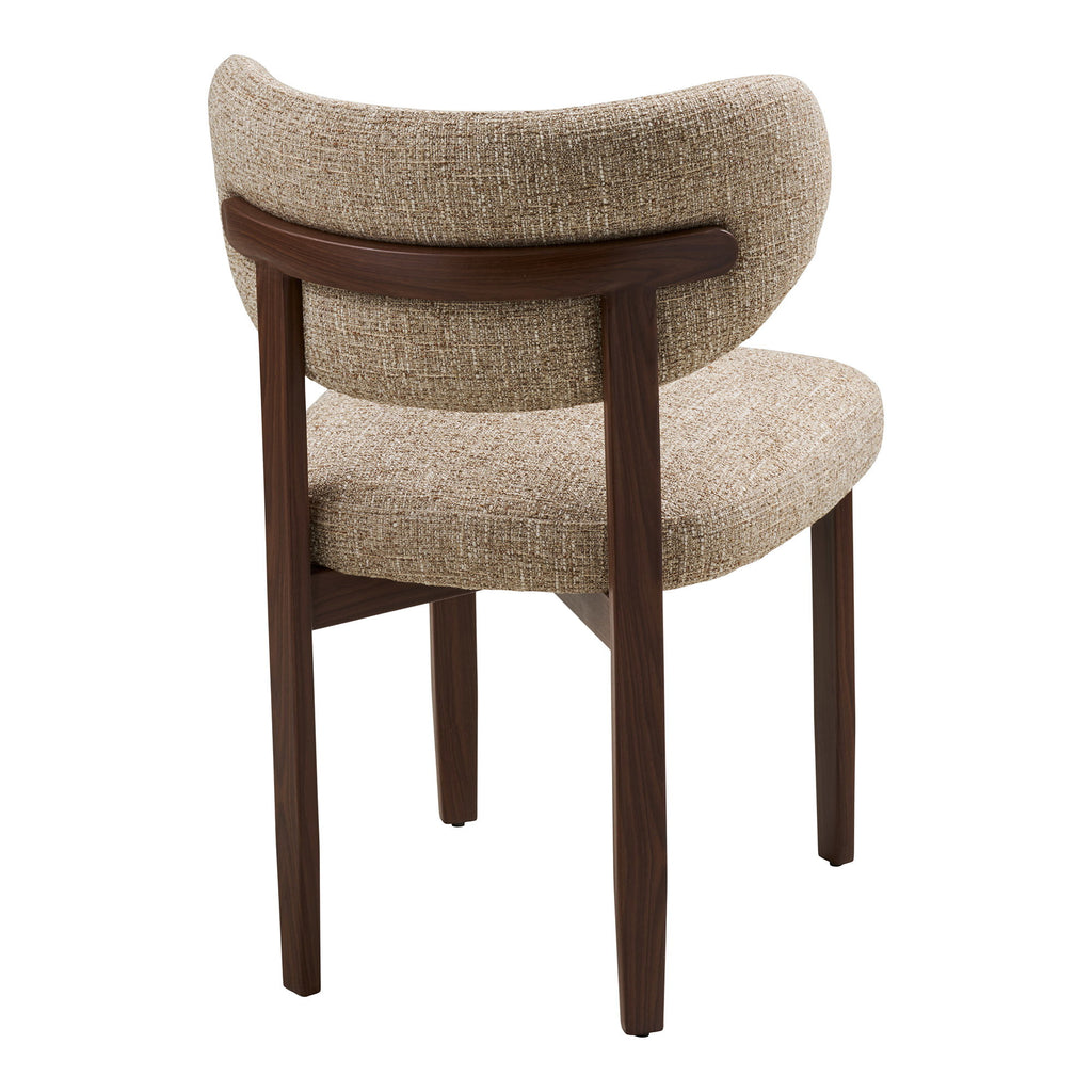 Recco Dining Chair — Light brown / Dark brown