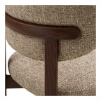 Recco Dining Chair — Light brown / Dark brown