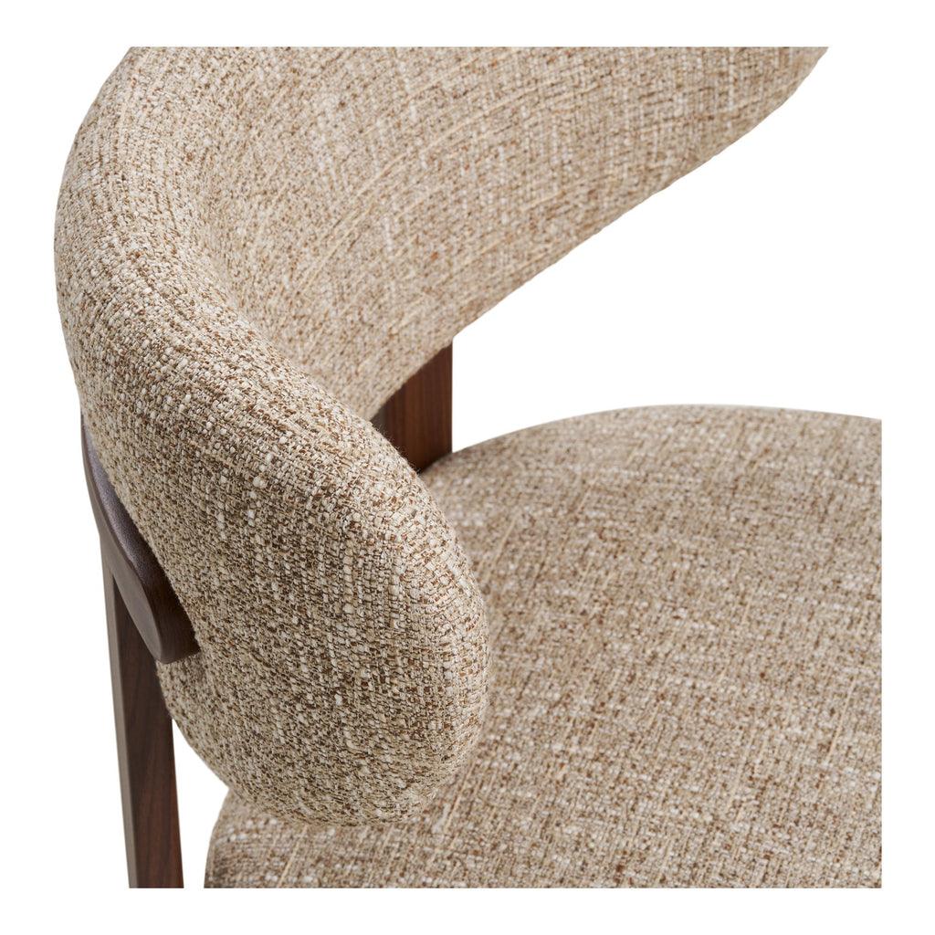 Recco Dining Chair — Light brown / Dark brown