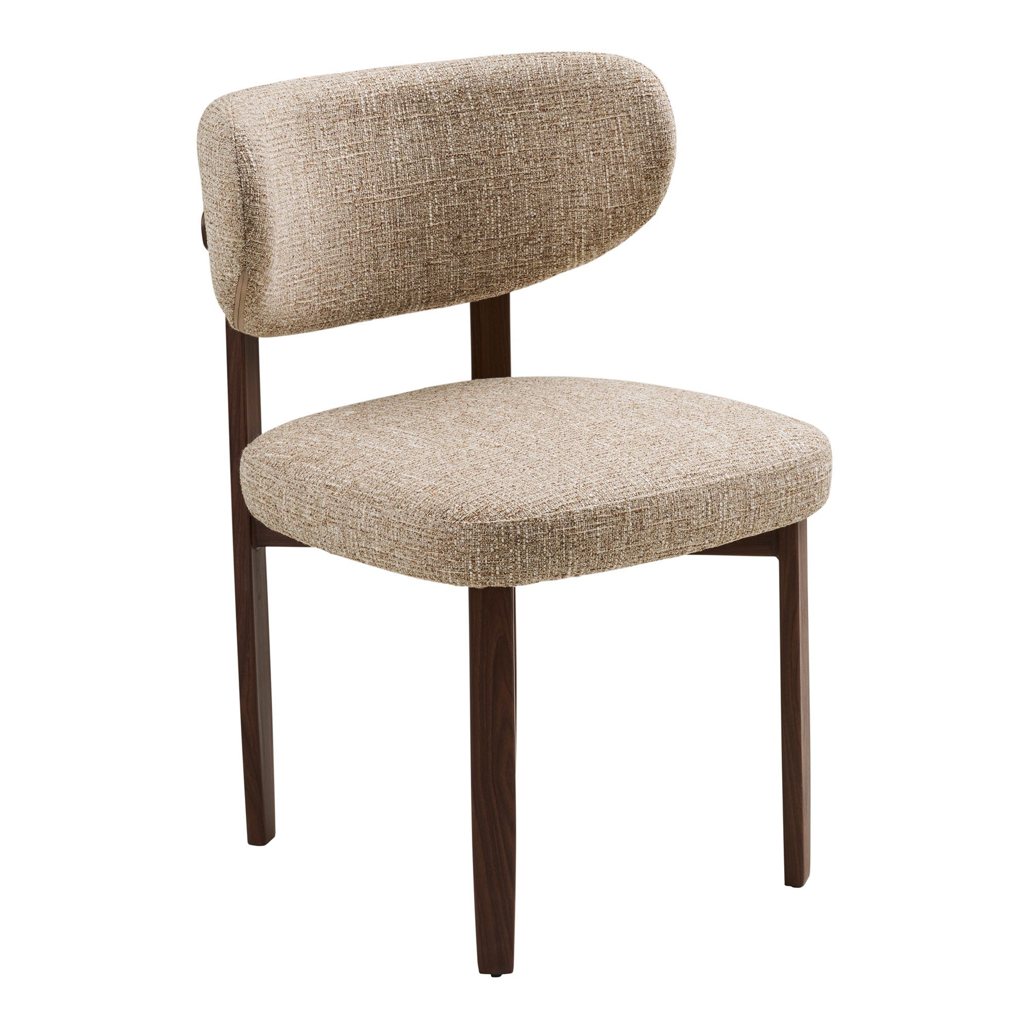 Recco Dining Chair — Light brown / Dark brown