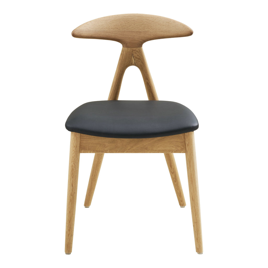 Lanuza Dining Chair — Natural / Black