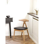 Lanuza Dining Chair — Natural / Black