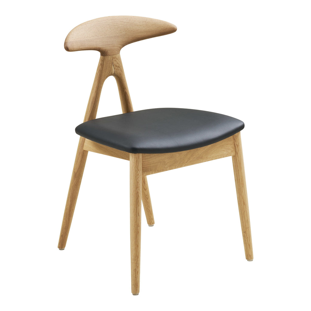 Lanuza Dining Chair — Natural / Black