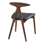 Lanuza Dining Chair — Dark brown / Black