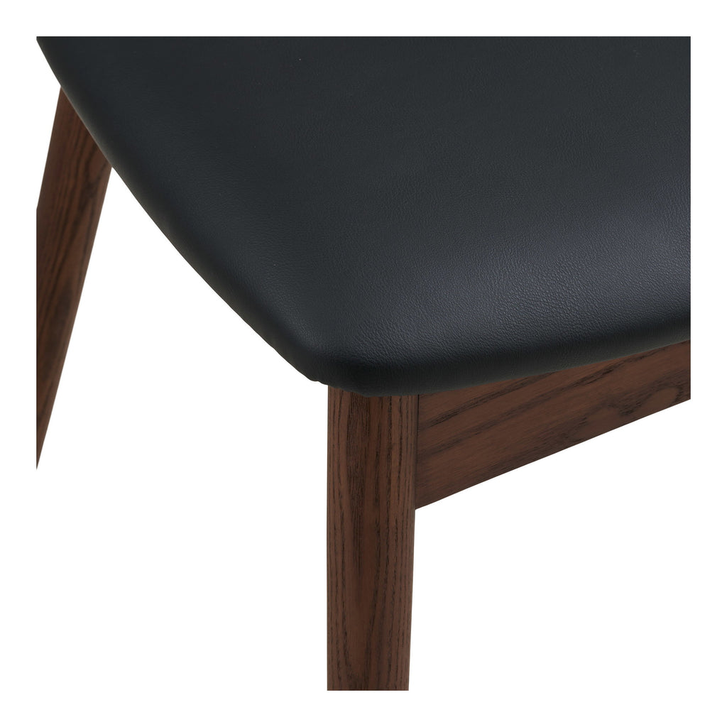Lanuza Dining Chair — Dark brown / Black