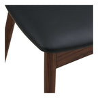 Lanuza Dining Chair — Dark brown / Black