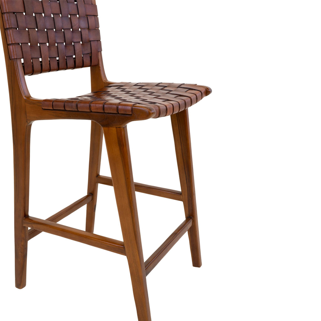 Perugia Counter Chair — Brown