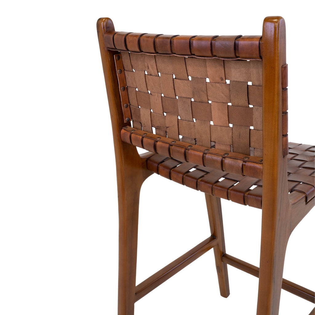 Perugia Counter Chair — Brown