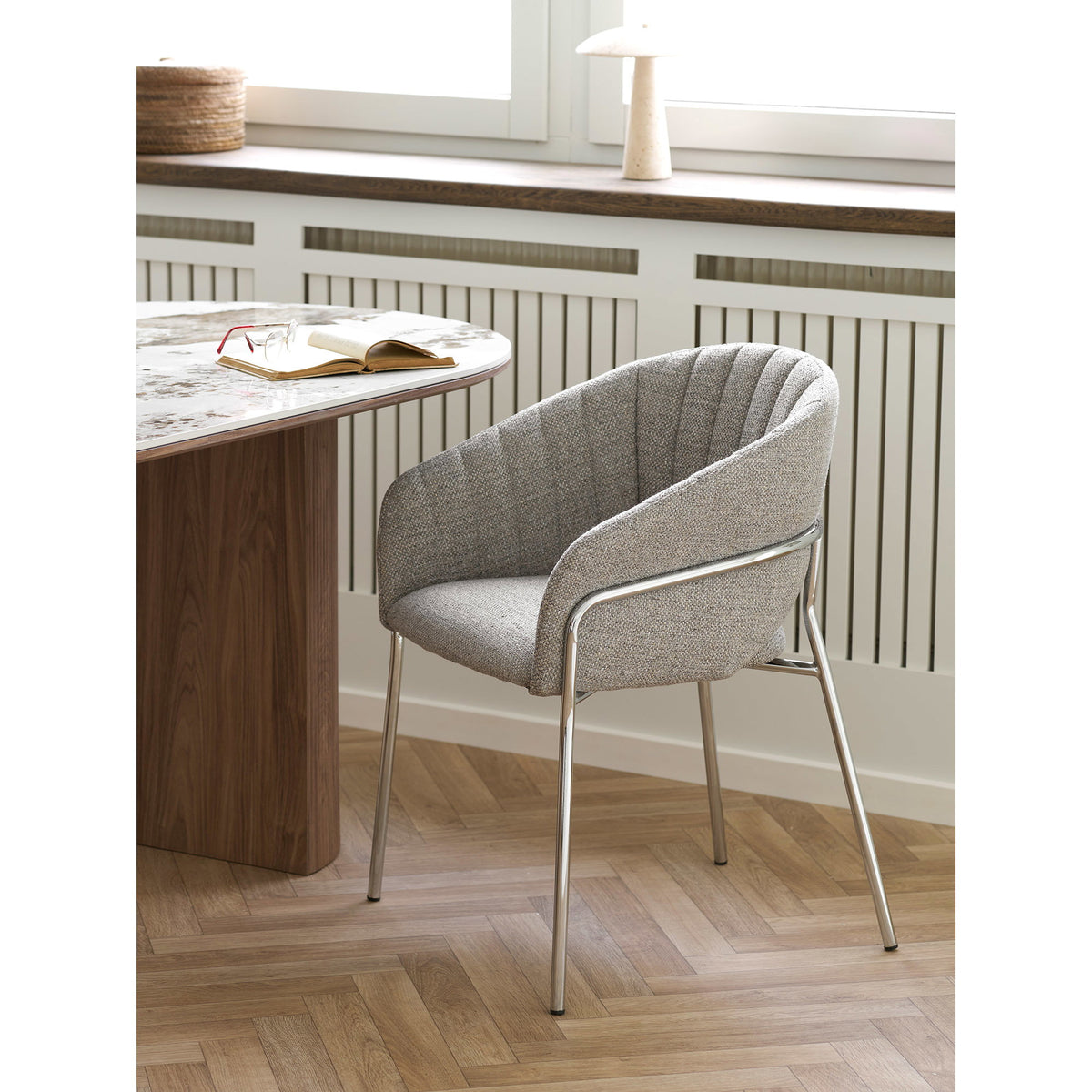 Costa Dining Chair — Light Grey