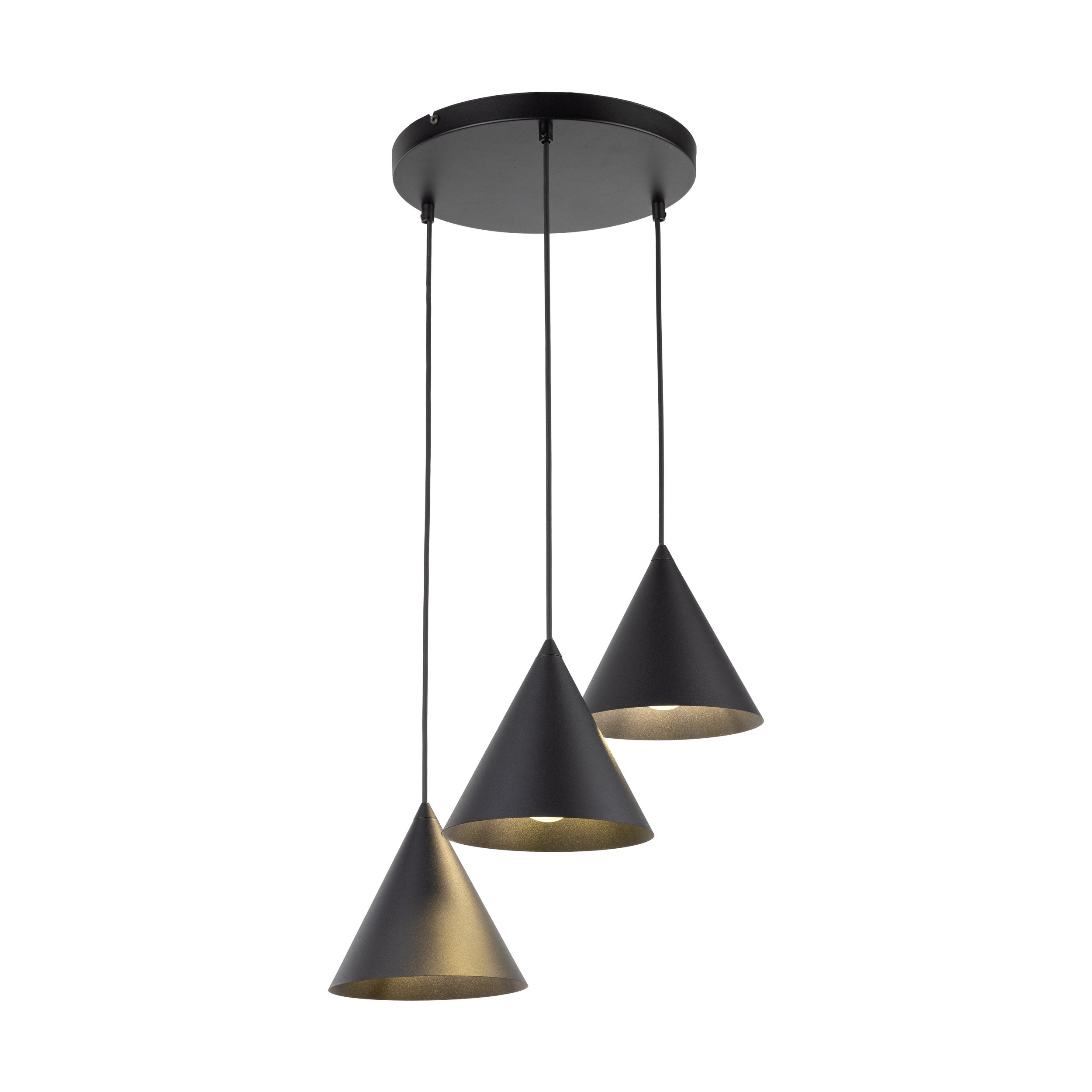 CONO Ring Pendant Chandelier – Modern 3xE27