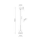 CONO Mini Black Pendant – Modern GU10