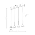 CONO Mini Black Pendant – Modern GU10