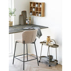 Maceda Counter Chair — Beige