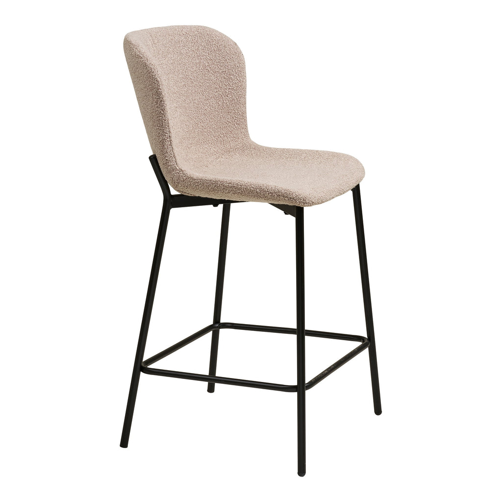 Maceda Counter Chair — Beige