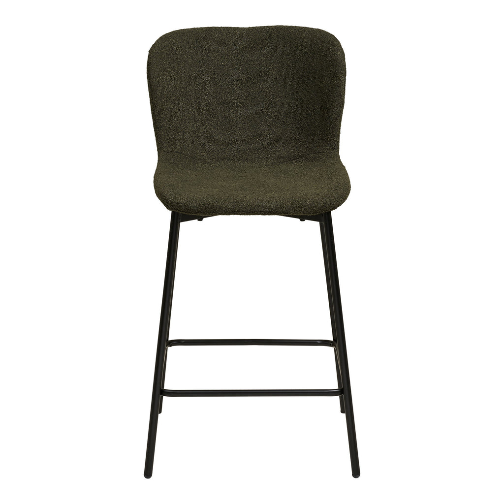 Maceda Counter Chair — Dark Green
