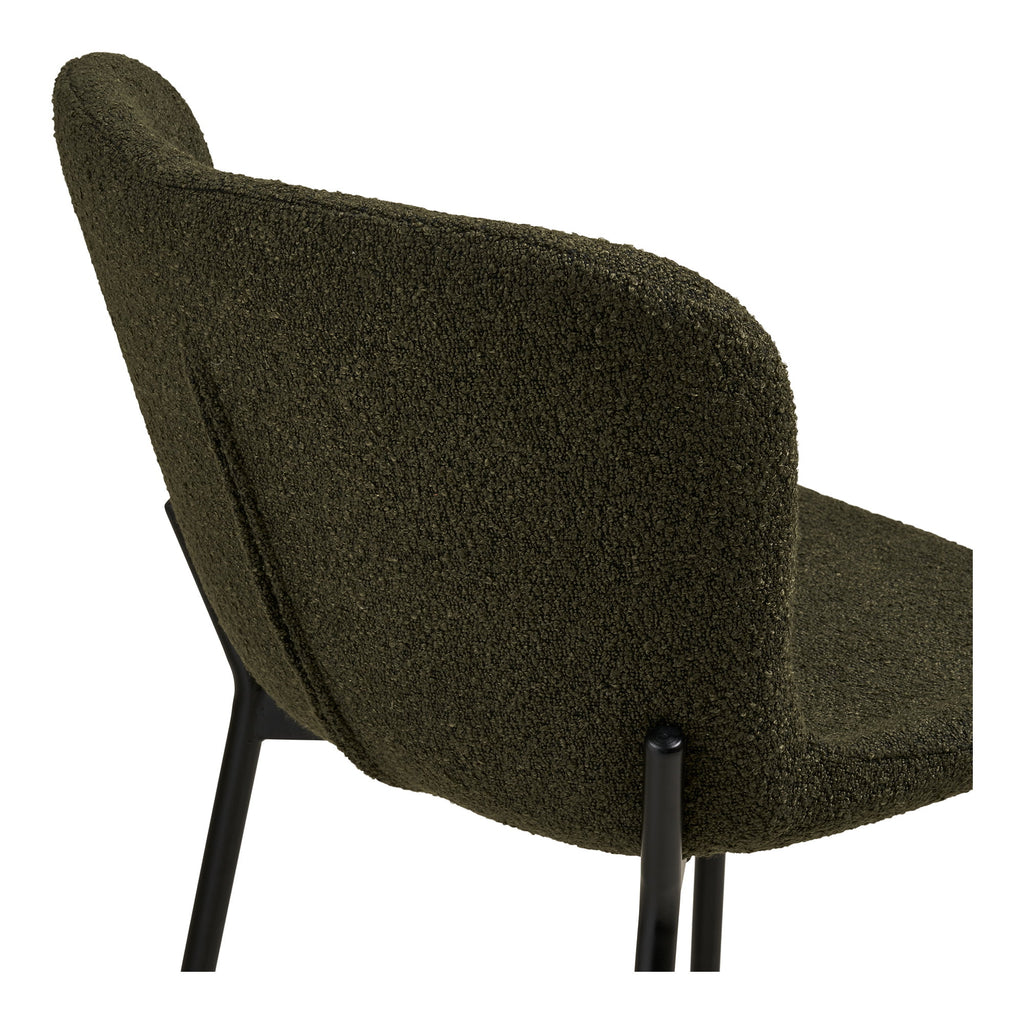 Maceda Counter Chair — Dark Green