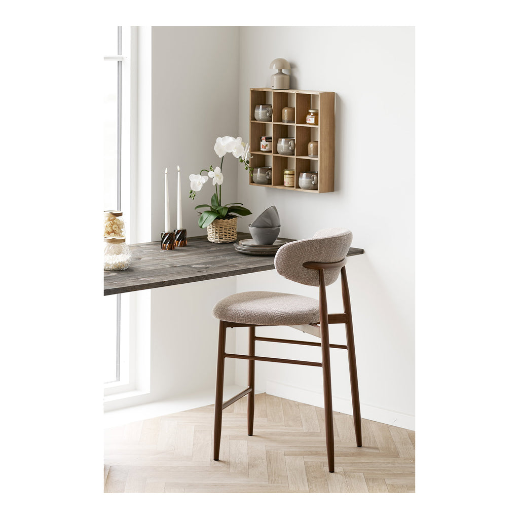 Levanto Counter Chair — Sand / Walnut