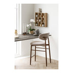 Levanto Counter Chair — Sand / Walnut