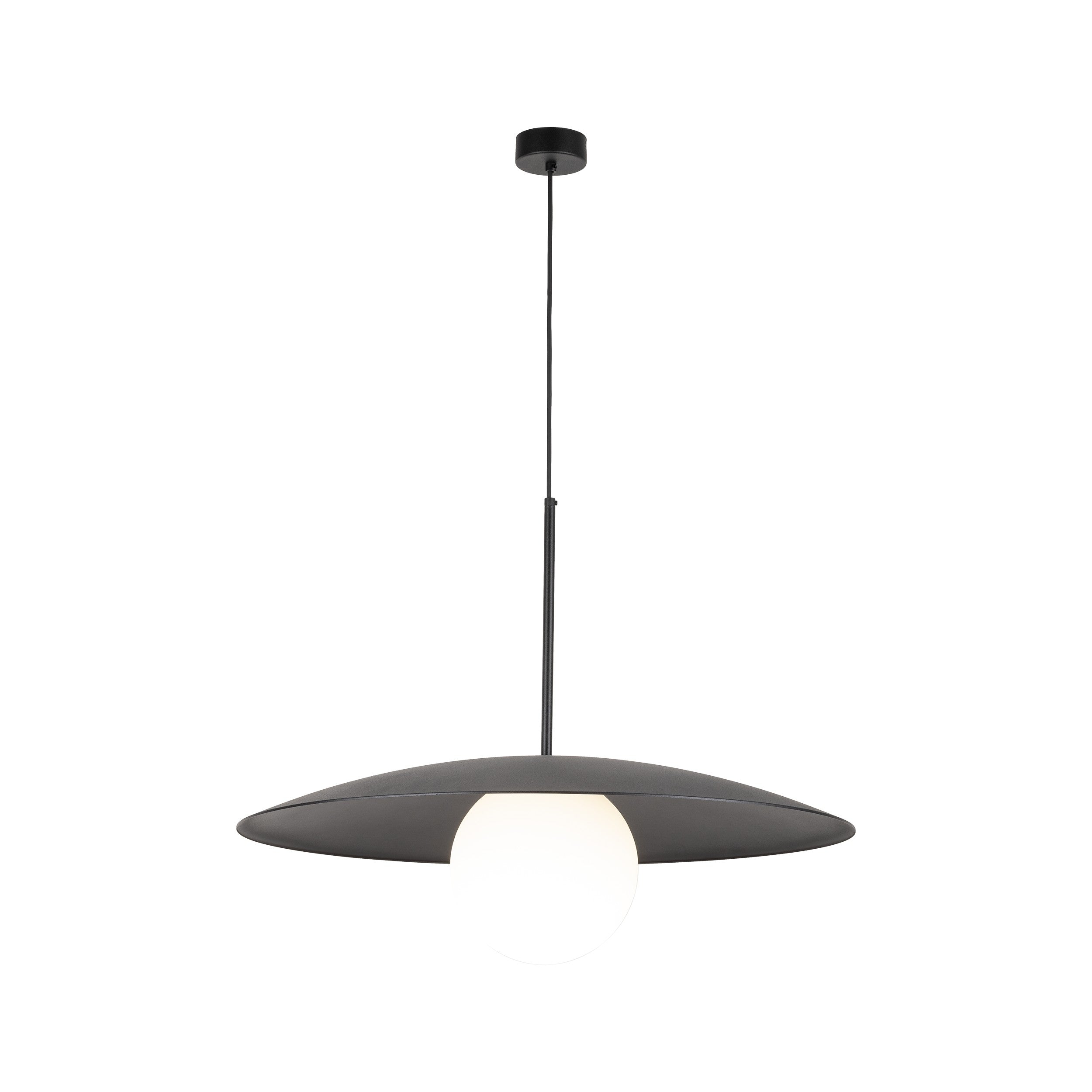 SLATE Pendant Light – Loft Glass Shade 1xE27