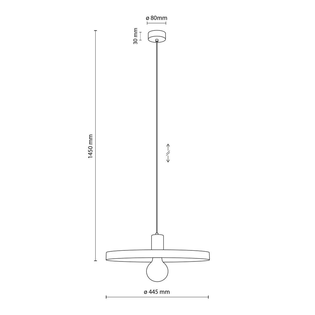 SILA 400 Pendant Light – Modern 1xE27