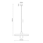 SILA 400 Pendant Light – Modern 1xE27