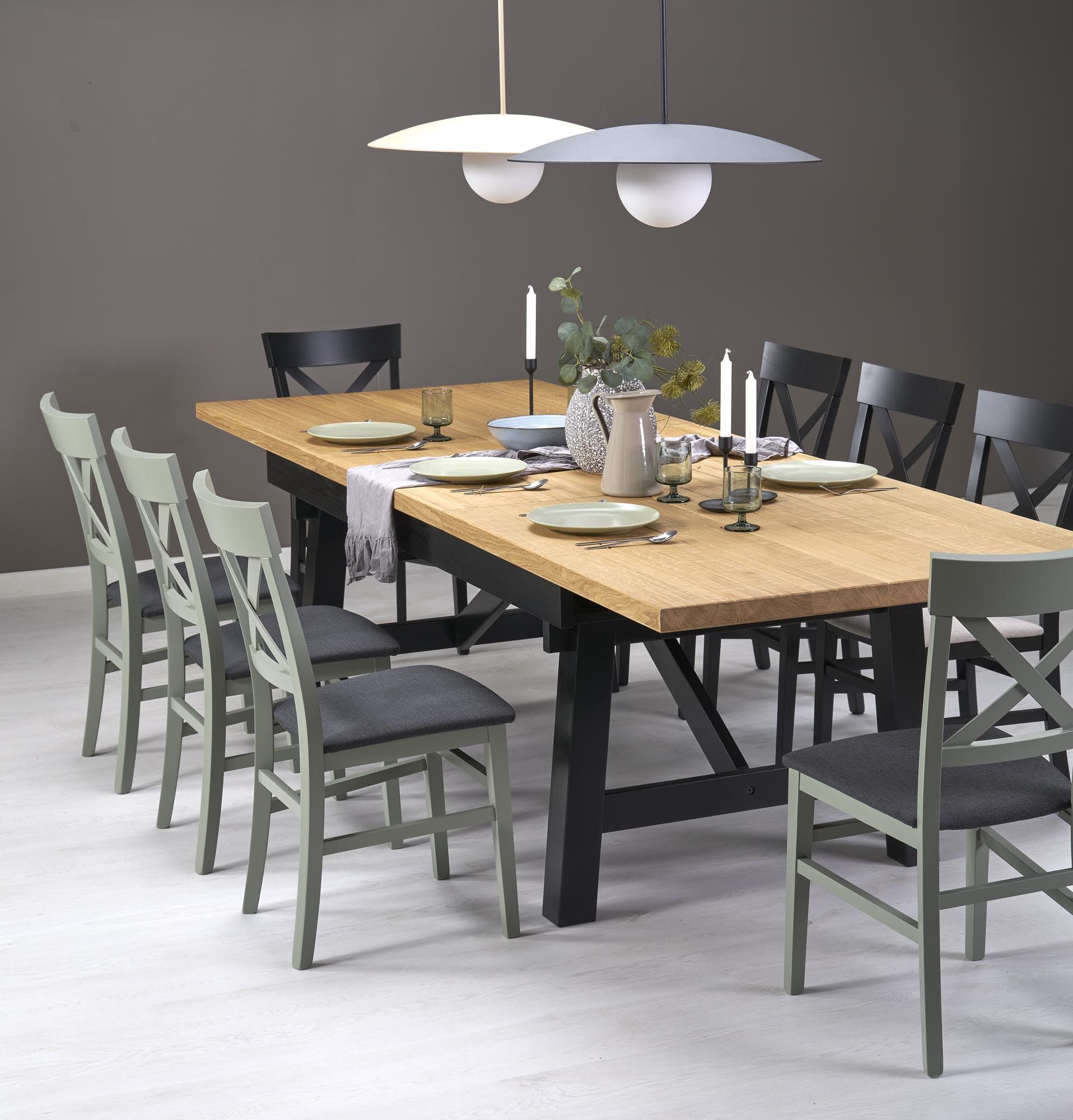 SLATE Pendant Light – Loft Glass Shade 1xE27