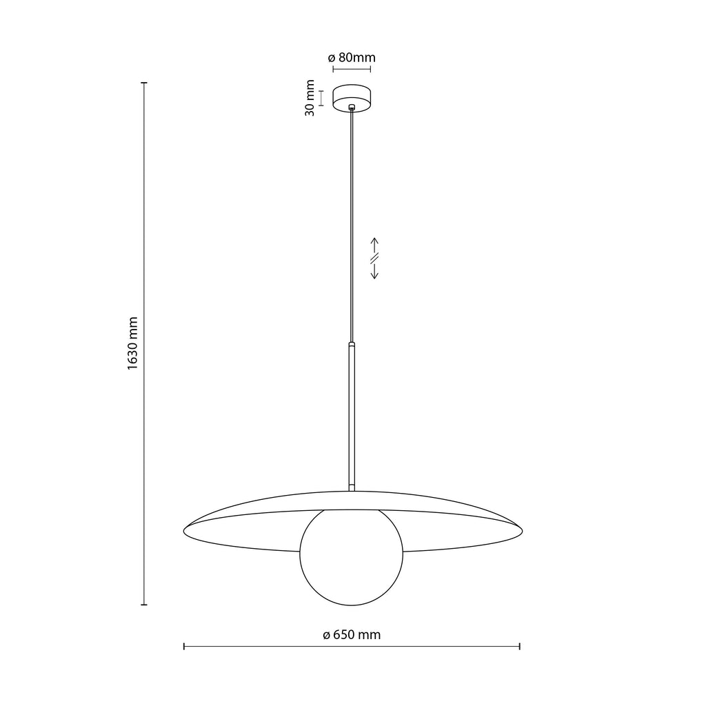 SLATE Pendant Light – Loft Glass Shade 1xE27