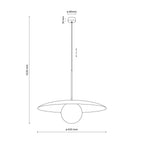 SLATE Pendant Light – Loft Glass Shade 1xE27