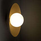 SLATE Wall Sconce – Loft Glass Shade 1xG9