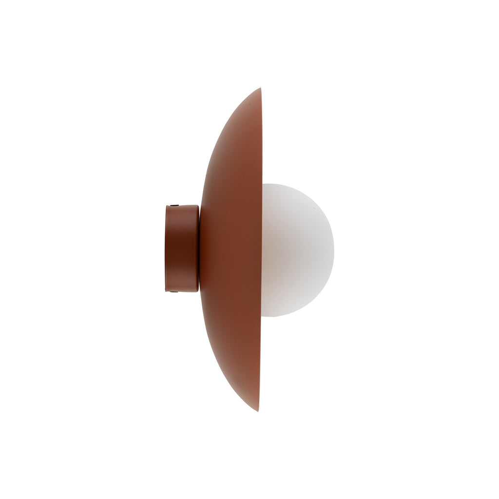 SLATE Wall Sconce – Loft Glass Shade 1xG9