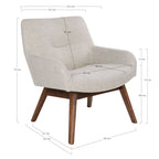 London Lounge Chair — Sand