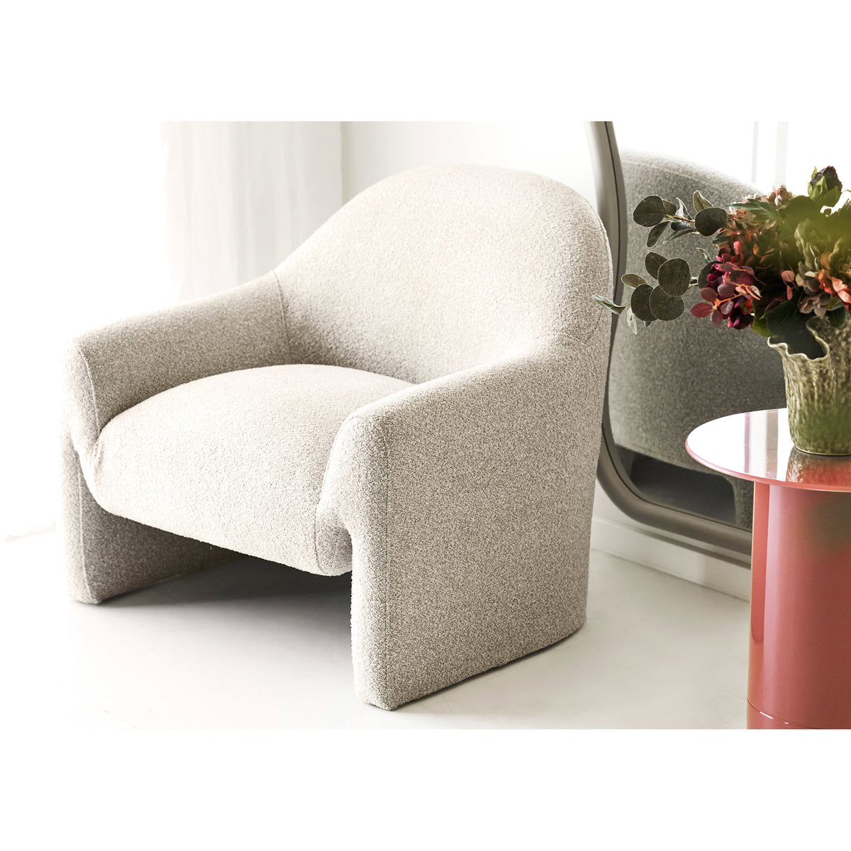 Zahara Lounge Chair — Beige
