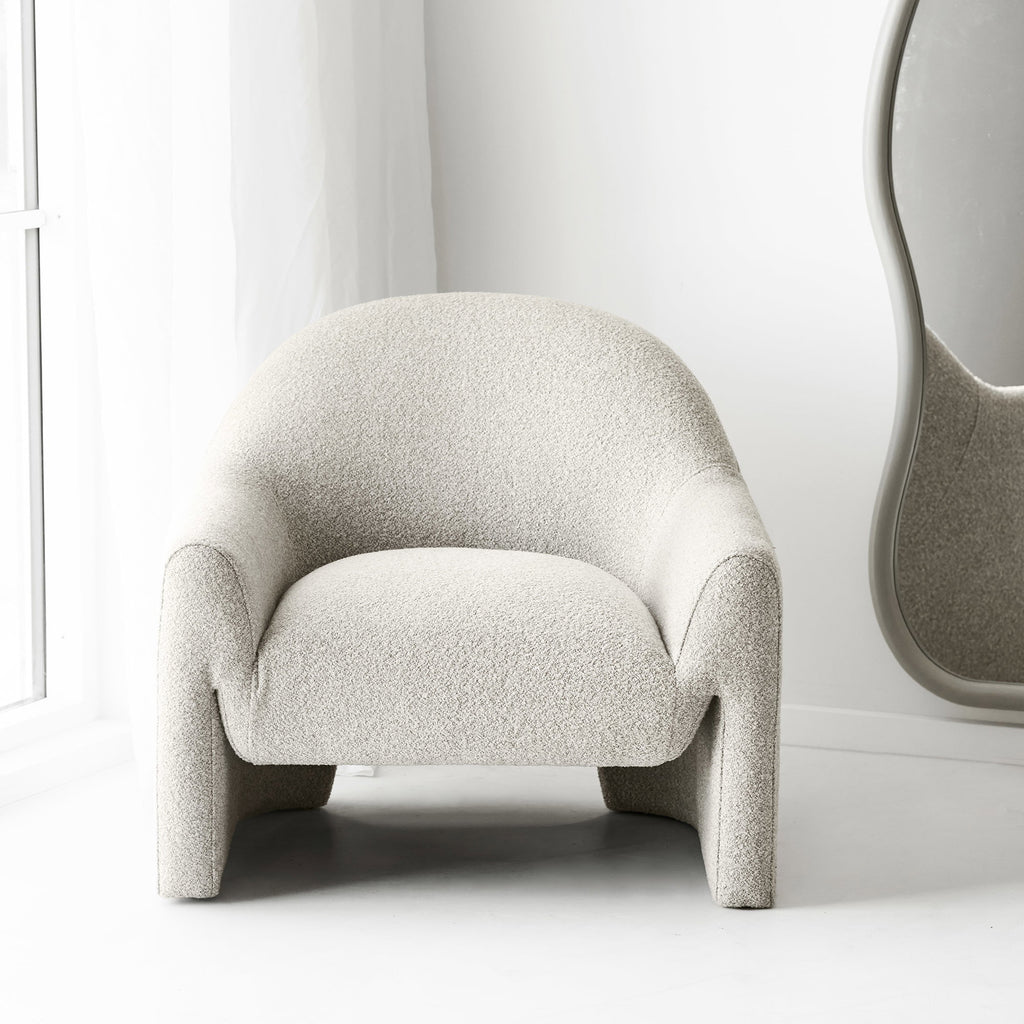 Zahara Lounge Chair — Beige