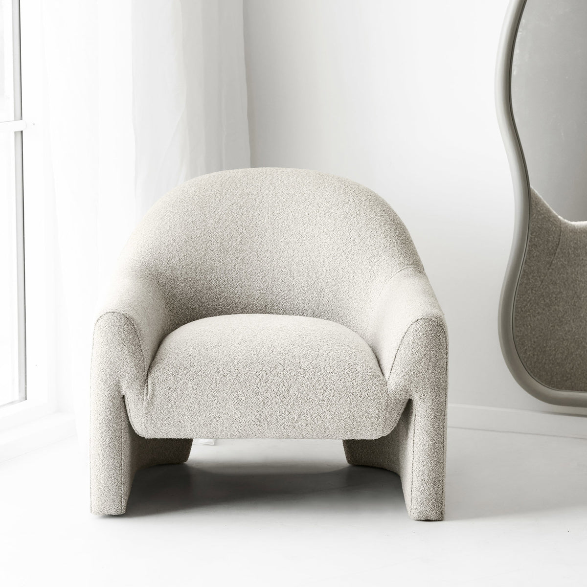 Zahara Lounge Chair — Beige