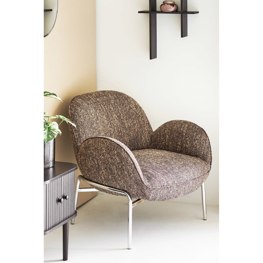 Zomba Lounge Chair — Brown