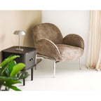 Zomba Lounge Chair — Brown