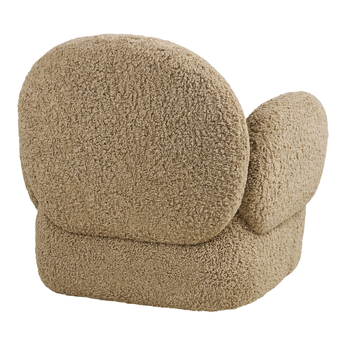 Messina Lounge Chair with swivel function — Light Brown